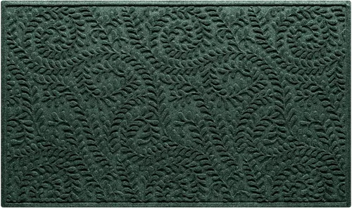 Miniatura 13 de WaterHog Tapete para Puerta Interior/Exterior, 2' x 5', Fabricado en Estados Unidos, Alfombra de Puerta Frontal Duradera y Antideslizante, Gris