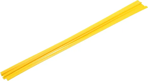 Miniatura 26 de MECCANIXITY 5 varillas de soldadura de plástico amarillo de 0.374 in x 9.843 in HDPE cinta plana de soldadura de plástico para reparar tanques