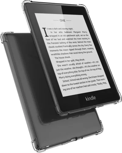 Miniatura 6 de Funda transparente para Kindle Paperwhite anterior a 2018 (5ª/6ª/7ª generación, versión 2012-2017, modelo EY21 y DP75SDI) - Carcasa trasera suave