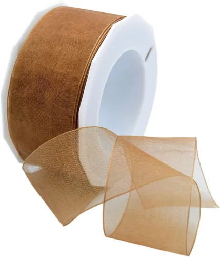 Miniatura 96 de Morex Ribbon 91803/100-609 Cinta de nailon Organdy, 5/8 pulgadas por 100 yardas, color rojo