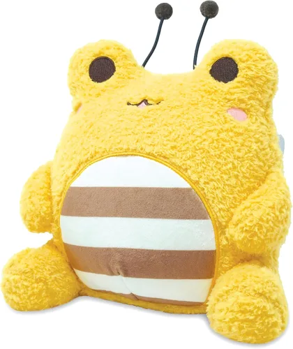 Miniatura 2 de Cuddle Barn PlushGoals - Rana Adorable y Supersuave Bumble Wawa Vestida de Abeja, Juguete de Peluche Coleccionable Kawaii, 9 pulgadas