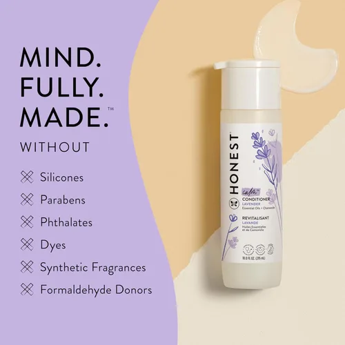 Miniatura 7 de The Honest Company Champú para bebés, gel de baño y acondicionador duo, limpieza 2 en 1, sin silicona, derivado de forma natural, aroma calmante