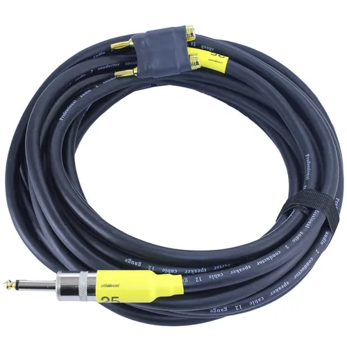 Miniatura 5 de Cable de altavoz de audio profesional, calibre 12 (2 pies, 1/4 a 1/4 pulgadas)