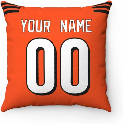 Miniatura 7 de ANTKING 2 paquetes de almohadas personalizadas con cualquier nombre y número para hombres, mujeres y niños Para Cincinnati