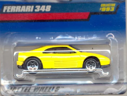 Miniatura 2 de Hot Wheels 1999-993 AMARILLO Ferrari 348 Escala 1:64