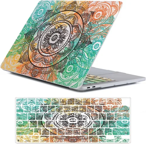 Miniatura 19 de Fancity Funda compatible con MacBook Pro de 13 pulgadas con Touch Bar versión 2022-2016, chip M2 M1 A2338/A2289/A2251/A2159/A1989/A1706, carcasa