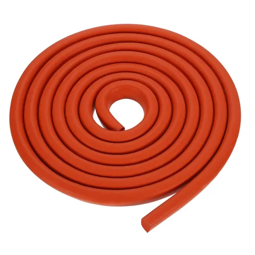 Miniatura 16 de uxcell Varilla de espuma de 3.28 pies, relleno de juntas sólidas en forma de D de 1.18 x 0.59 pulgadas, tira de sellado de espuma para protector