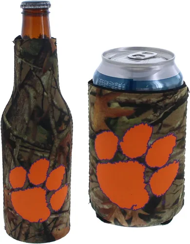 Miniatura 80 de College Team Color Logo Can & Bottle Holder Insulator Beverage Cooler Set