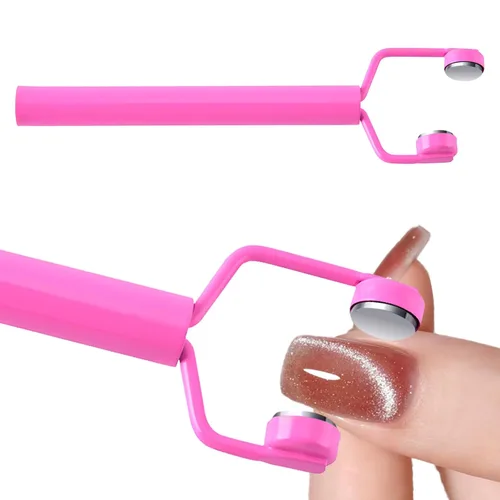 Miniatura 8 de Imán de uñas de ojo de gato 3 en 1 en forma de Y, doble cabeza, magnético, ojo de gato, esmalte de gel multifuncional, herramientas de diseño
