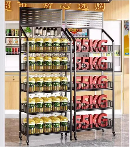 Miniatura 6 de Shelves Commercial Supermarket Shelf ,Retail Snack Rack Display Stand, Convenience Store/Pharmacy Floorstanding Display Stand For Snack Beverage