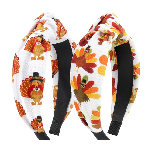 Miniatura 9 de YanJie Diademas anudadas de Halloween para mujeres y niñas, accesorios para el cabello espeluznantes de fantasma, calabaza, accesorios