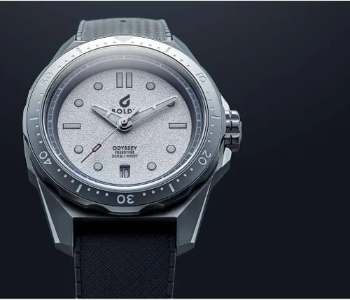 Miniatura 3 de BOLDR Reloj Odyssey Freediver White Frost, Escarcha Blanca, Moderno