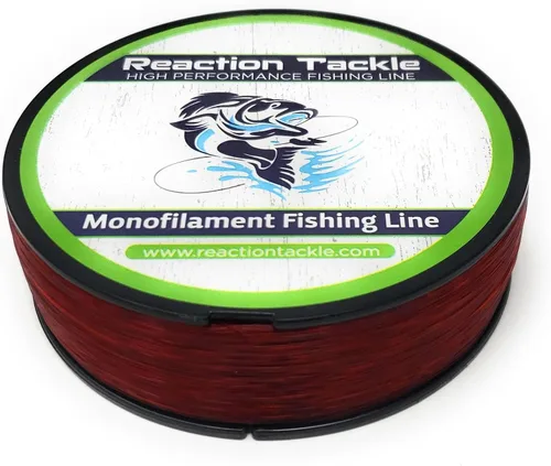 Reaction Tackle Línea de Pesca de Monofilamento - Nylon Mono Fuerte y Resistente a la Abrasión, Lanzamiento Suave y Largo - Baja Memoria - Línea de