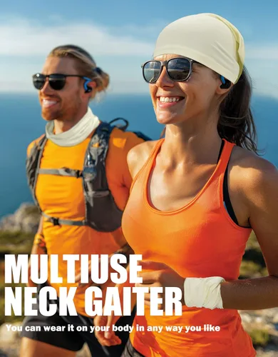 Miniatura 5 de JHYWELL Mascarilla refrescante para el cuello, protección UV, bandana resistente al viento para esquí, pesca, senderismo, ciclismo
