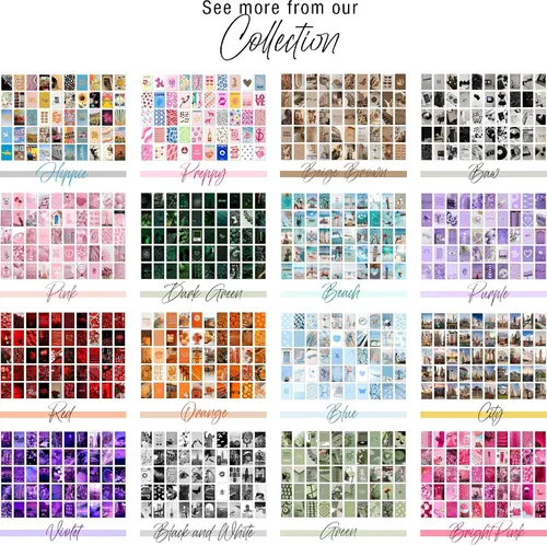 Miniatura 3 de Y2K BOO Kit de Collage de Pared Dark Academia - 50 Fotos Clásicas y Misteriosas de 4"x6" para Decoración de Dormitorio, Regalo para Chicas