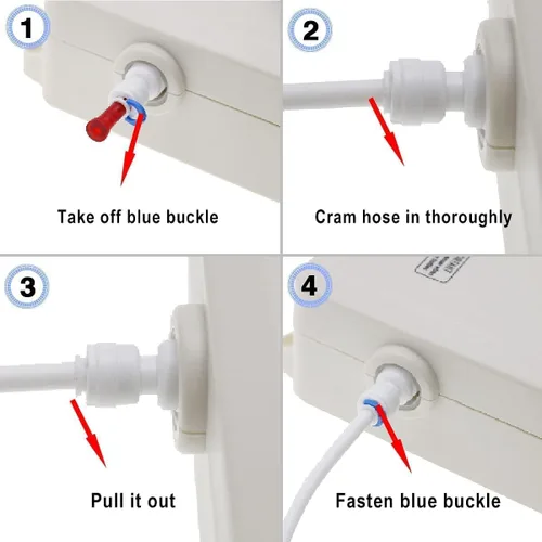 Miniatura 4 de Sistema de bomba dispensadora de agua para botella de 5 galones, dispensador de agua potable de entrada única silencioso para refrigerador, bomba