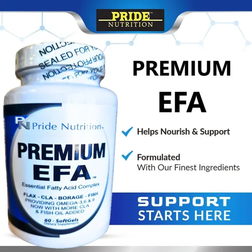Miniatura 3 de Pride Nutrition Suplemento EFA Omega 3-6-9 prémium para hombres y mujeres 5 en 1 - Ácidos grasos esenciales EPA, DHA, GLA, ALA y CLA con aceite