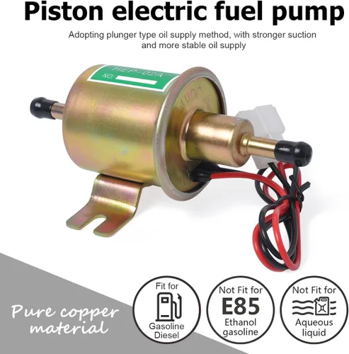Miniatura 3 de BESULEN Bomba de combustible eléctrica, bomba de transferencia de combustible de baja presión resistente de 12 V, bomba de combustible diésel de gas