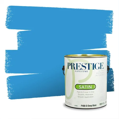 Miniatura 139 de Pintura Exterior + imprimación PRESTIGE, todo-en-uno, 1 galón, acabado mate, color comparable al Valspar* Royal Gray* VS151-Gris real