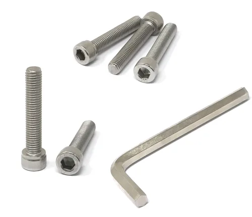 Miniatura 72 de iexcell 25 piezas M4 x 60/65/70/75/3.150 in paso de rosca 0.028 in acero inoxidable 304 cabeza hexagonal Tornillos Tornillos surtido Kit