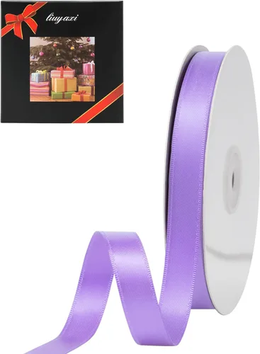 Miniatura 82 de LIUYAXI - Cinta de satén roja de doble cara, 2 pulgadas X 25 yardas continuas, cintas perfectas para envolver regalos, ramo de boda, decoración DIY