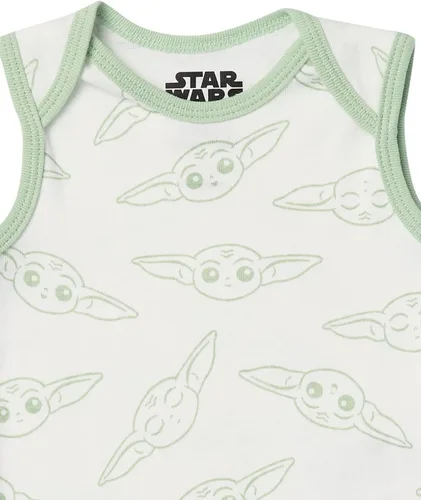 Miniatura 3 de Tienda Essentials Disney Star Wars - Body unisex sin mangas para bebés, paquete de 6