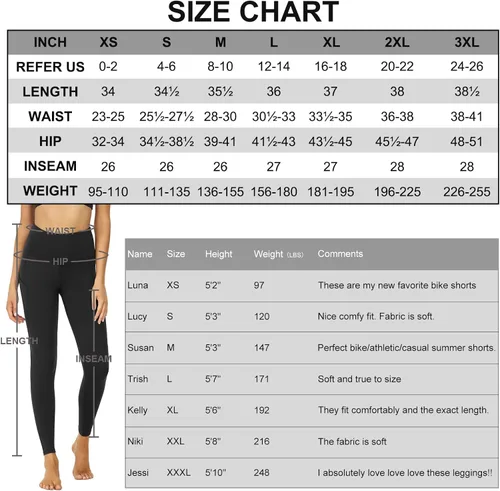 Miniatura 5 de HLTPRO 3 Pack Capri Leggings for Women with Pockets - Black High Waisted Tummy Control Capris Yoga Pants for Workout