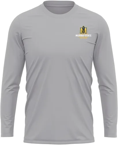 Miniatura 154 de Camisa deportiva de manga larga oficial de la NCAA Collegiate para hombre, con logotipo en el pecho izquierdo, colección Athletic Heather