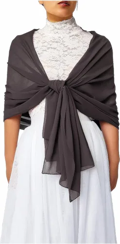 Miniatura 2 de Bufanda de gasa para mujer, vestidos de noche, cubiertas de hombro, hijabs soild chal, pashmina
