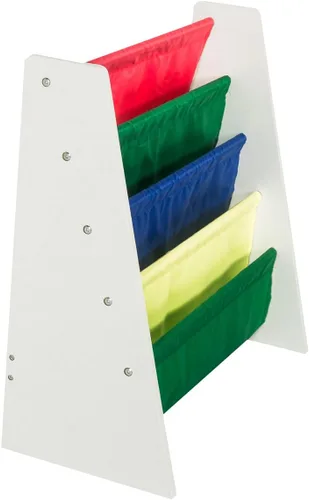 Miniatura 3 de FSC - Estantería ecológica con 4 bolsillos, para el hogar, color blanco