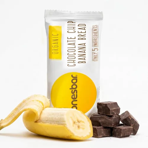 Miniatura 5 de JONESBAR USDA Organic Fruit & Nut Bar, Non-GMO, Kosher, Vegan, Gluten Free, Simple Snack Bar (Banana Chocolate Chip 12 Count (Pack of 1))
