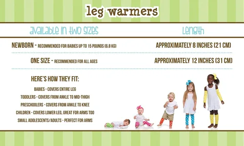 Miniatura 4 de juDanzy Baby Toddler and Child Polka Dot, Christmas, Halloween and Thanksgiving Style Leg Warmers