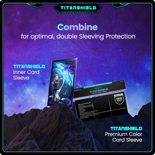 Miniatura 8 de TitanShield Fundas interiores transparentes y transparentes 1000 quilates Se adapta perfectamente a las fundas de tarjetas Compatible