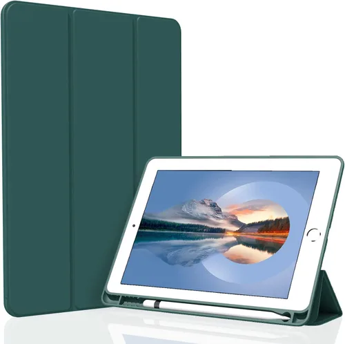 Miniatura 14 de Funda para iPad Air 3 / Pro de 10.5 pulgadas, ligera, delgada y suave TPU con soporte de triple pliegue, función de reposo/encendido automático