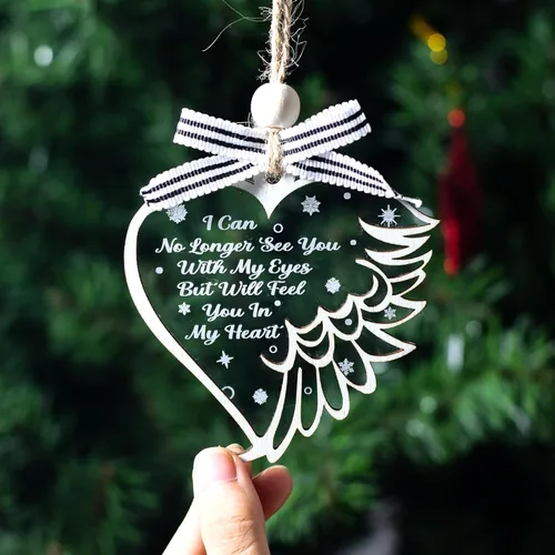 Miniatura 11 de Adornos Conmemorativos para Bebés, Te Llevé Cada Segundo, Regalos Conmemorativos por la Pérdida de Hija/Hijo, Regalo para Abortos Espontáneos