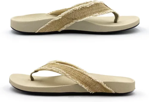 Miniatura 3 de Chanclas ortopédicas de playa para hombre, elegantes y cómodas sandalias ortopédicas con soporte biomecánico para el arco - Suela de goma duradera