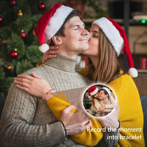 Miniatura 23 de Pulseras personalizadas con fotos, pulsera con imagen en el interior, pulseras para parejas, foto personalizada, regalos de cumpleaños