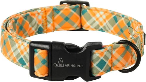 Miniatura 41 de Aring Pet Collar navideño para perro, lindo, ajustable, de algodón, para cachorros, perros pequeños, medianos y grandes, con copos de nieve, rojo Z