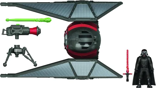 STAR WARS Mission Fleet Stellar Class Kylo Ren TIE Whisper Desert Pursuit - Figura y vehículo a escala de 2.5 pulgadas, juguetes para niños a partir