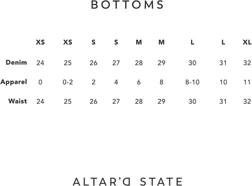 Miniatura 6 de ALTAR'D STATE Jeans de talle alto para mujer, mezclilla rasgada con cierre de cremallera, azul y negro