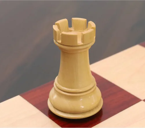 Miniatura 5 de Royal Chess Mall - Juego de piezas de ajedrez profesional Staunton de 3.9" - Madera de Budrose ponderada