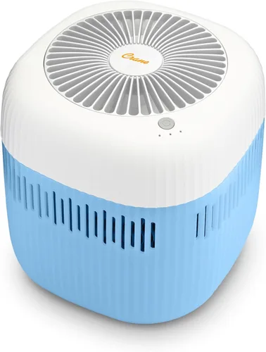 Crane Humidificador evaporativo, filtro de mecha, tanque apto para lavavajillas, luz UV, sin polvo blanco, silencioso, dormitorio, guardería, tanque