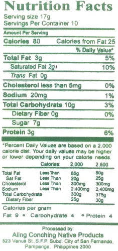 Miniatura 3 de Aling Conching Polvoron, Pinipig, 10 piezas, 6 oz (170g)