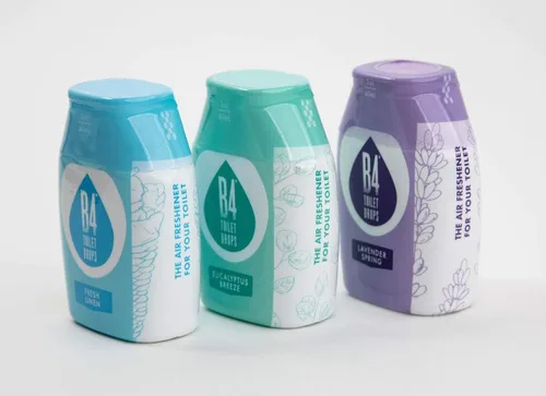 Miniatura 8 de B4 - Gotas desodorizantes para inodoro y baño, 3 unidades, botellas de 2 onzas (paquete variado)