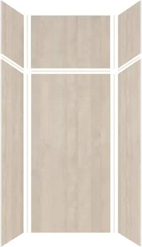 Miniatura 8 de Transolid EWKX483696-41 Expressions - Kit de pared de ducha de 6 paneles con extensión, 36 pulgadas de largo x 48 pulgadas de ancho x 96 pulgadas