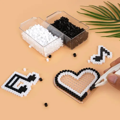 Miniatura 2 de Fuse Beads 6000 cuentas de hierro fundido negro de 0.197 in compatibles con Perler y Hama