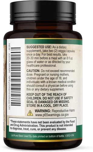 Miniatura 8 de Vitaminas para los ojos – Vitamina de salud ocular de 3 veces fuerza con luteína y zeaxantina – Visión Salud Macular y Ojos Secos Apoyo con Zinc
