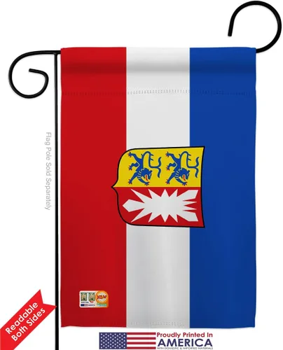 Miniatura 2 de Schleswig Holstein Garden Flags 2pcs Pack Regional Germany States Central Europe Territory Old History Country Particular Area Small Gift Yard House