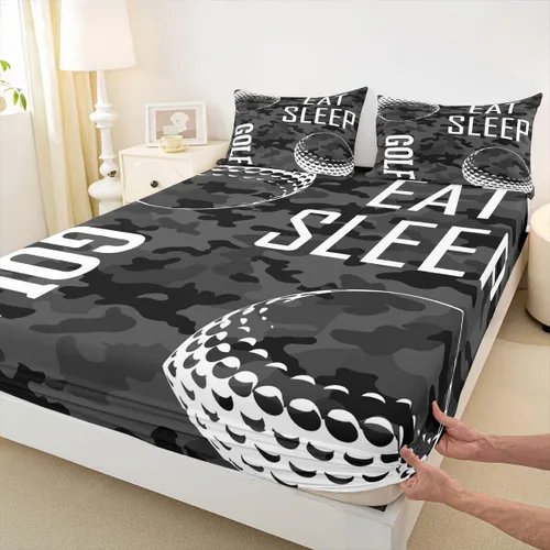 Miniatura 48 de Erosebridal Graffiti Rugby Ball Sheets for Boys Girls Colorful Rugby Helmet Fitted Sheet,Sports Kids Bedding Sets Football Game Bed Sets Twin 2 Piece