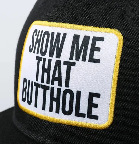 Miniatura 2 de LGBTQ Rainbow Show Me The Butthole Trucker - Gorra plana para hombre y mujer